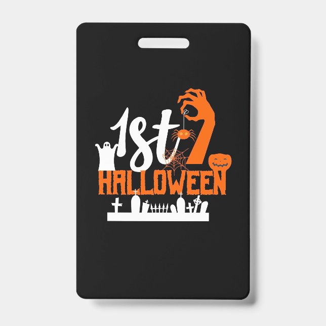 Halloween-Geschenk | Erste Halloween Ausweis (Vorderseite)
