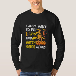 Halloween-Geschenk   Ich Wollte einfach Katzen zum T-Shirt