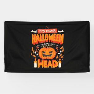 Halloween-Geschenk Immer im Innern gehalten Banner