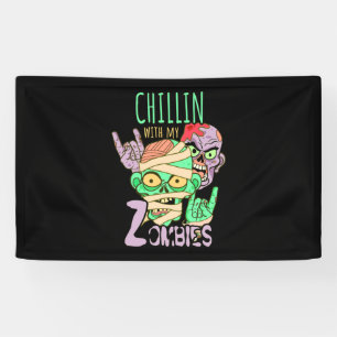 Halloween-Geschenk   Kinder mit meinen Freunden Banner