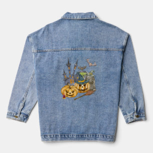 Halloween-Geschenk Shirt-Albtraum vor Weihnachten Jeansjacke