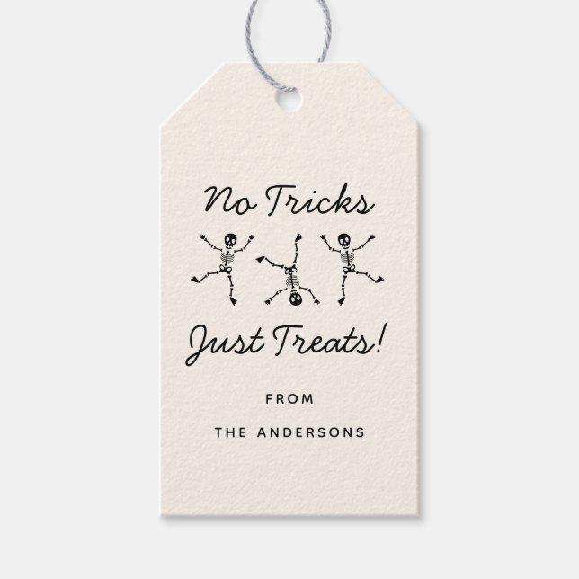 Halloween Geschenkanhänger (Vorderseite)