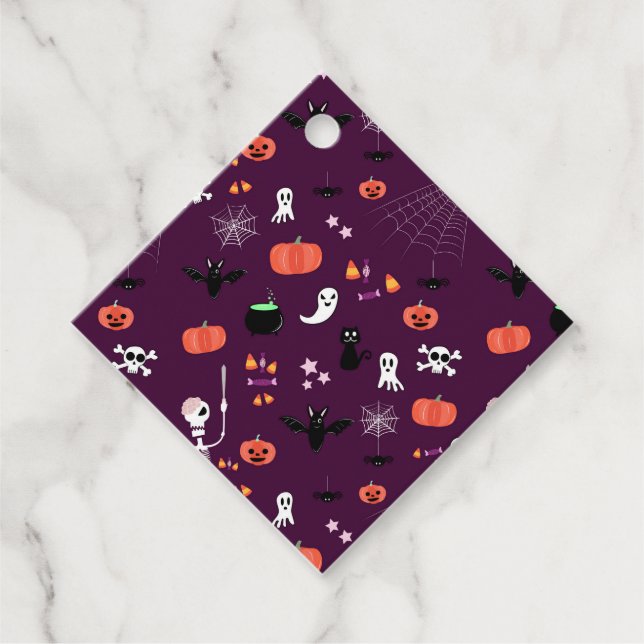 Halloween Geschenkanhänger (Vorderseite)