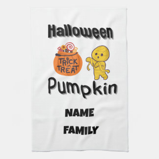 Halloween-Geschenke für personalisierte Familienkü Geschirrtuch