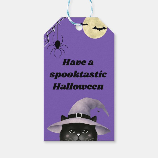 Halloween-Geschenkmarke Geschenkanhänger (Vorderseite)