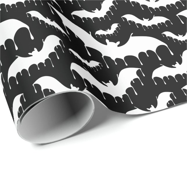 Halloween Geschenkpapier (Rolleneckpunkt)