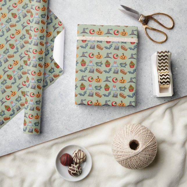 Halloween Geschenkpapier (Handwerk)