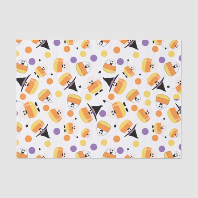 Halloween-Geschenkpapier Seidenpapier (Vorderseite)