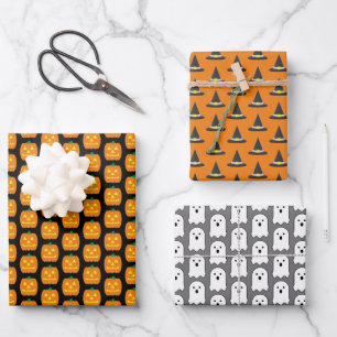 Halloween Geschenkpapier Set