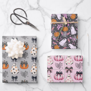 Halloween Geschenkpapier Set