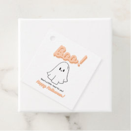Halloween-Geschenktag - Leckereien für Dich! Geschenkanhänger