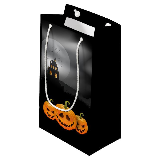 Halloween-Geschenktasche Kleine Geschenktüte (Vorderseite Schrägansicht)