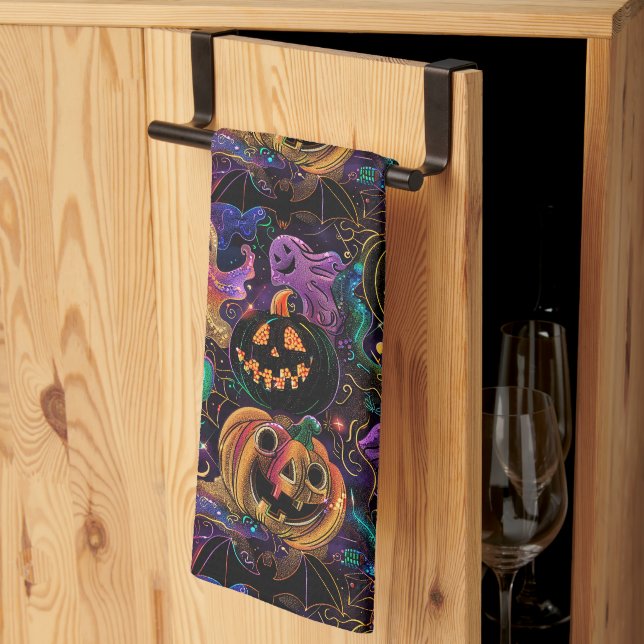 Halloween Geschirrtuch (Drittel gefaltet)