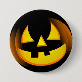 Halloween - gespenstischer Kürbis Button