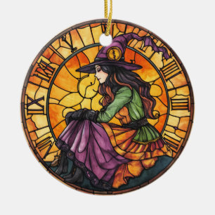 Halloween gesteinigtes Glas Steampunk-Ornament Keramik Ornament