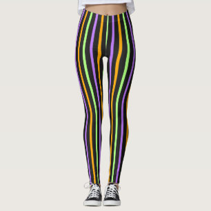 HALLOWEEN GESTREIFT LEGGINGS