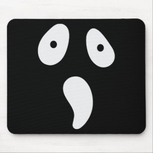 Halloween Ghost Albern Gesichtskostüm Funny Beängs Mousepad