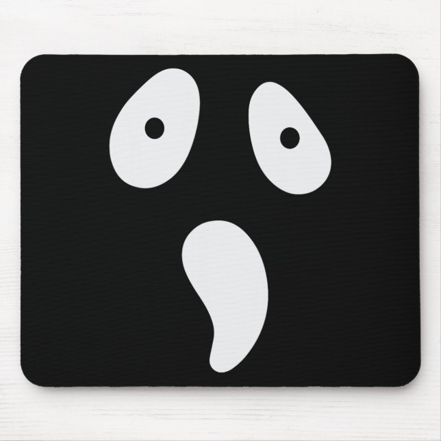 Halloween Ghost Albern Gesichtskostüm Funny Beängs Mousepad (Vorne)