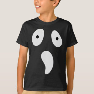 Halloween Ghost Albern Gesichtskostüm Funny Beängs T-Shirt
