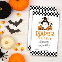 Halloween Ghost Baby Duwer Diaper Raffel