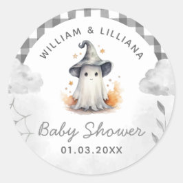 Halloween Ghost Baby Shooting Sticker