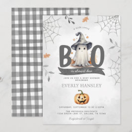Halloween Ghost Baby Shower Einladung