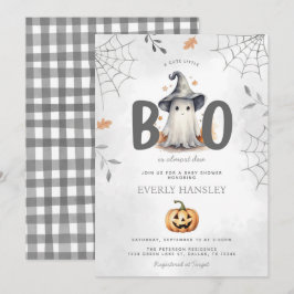 Halloween Ghost Baby Shower Einladung