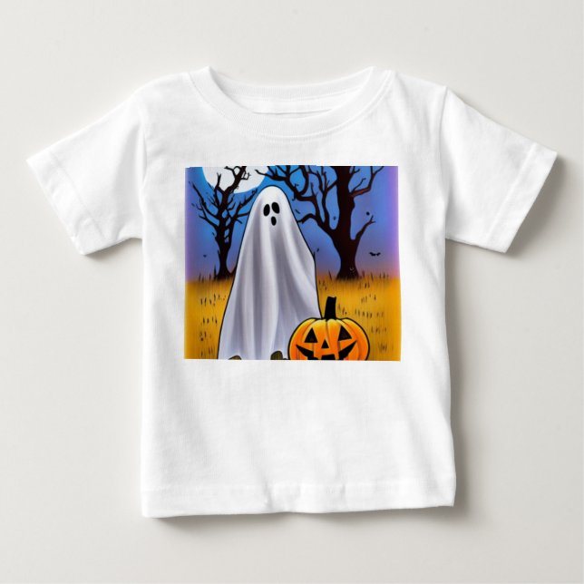 Halloween Ghost Baby T-shirt (Vorderseite)