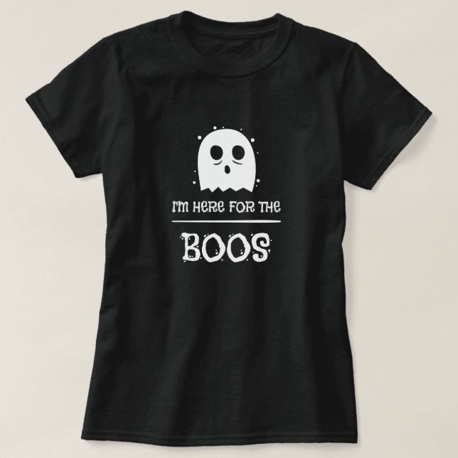 Halloween Ghost Basic-T - Shirt (Design vorne)