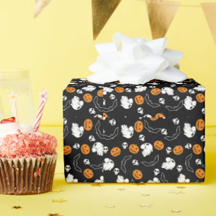 Halloween Ghost Bats Skull Pumpkin Geschenkpapier