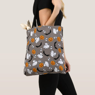 Halloween Ghost Bats Skull Pumpkin Tasche