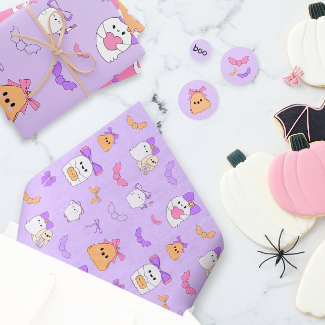 Halloween Ghost Birthday Seidenpapier (Von Creator hochgeladen)