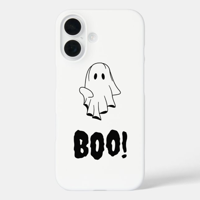 Halloween Ghost Boo iPhone Case Design fest (Rückseite)