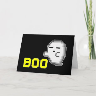 HALLOWEEN GHOST - BOO KARTE