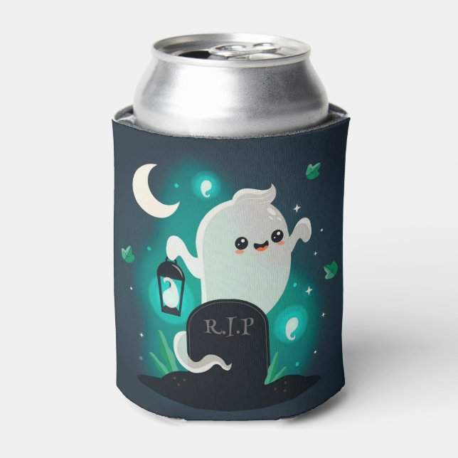 Halloween Ghost Can Cooler Dosenkühler (Kanne Vorderseite)