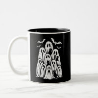 Halloween Ghost Cats Lover Fall Spooky Jahreszeit