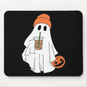 Halloween Ghost Drink Kaffee Geist Eiskaffee M Mousepad