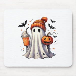 Halloween Ghost Drink-Kaffee Mousepad
