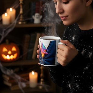 Halloween Ghost durch ein Zipper-Design Kaffeetasse