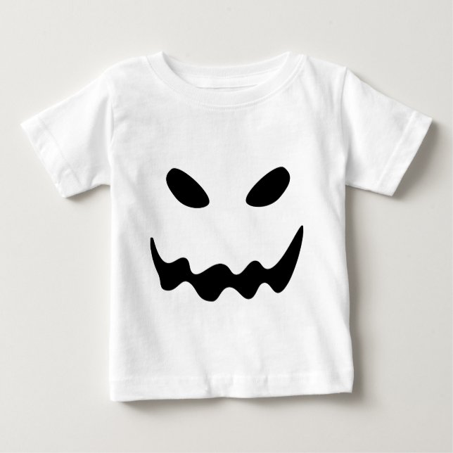 Halloween Ghost Face Baby T-shirt (Vorderseite)