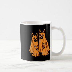 Halloween Ghost Family Funny Dog L Kaffeetasse