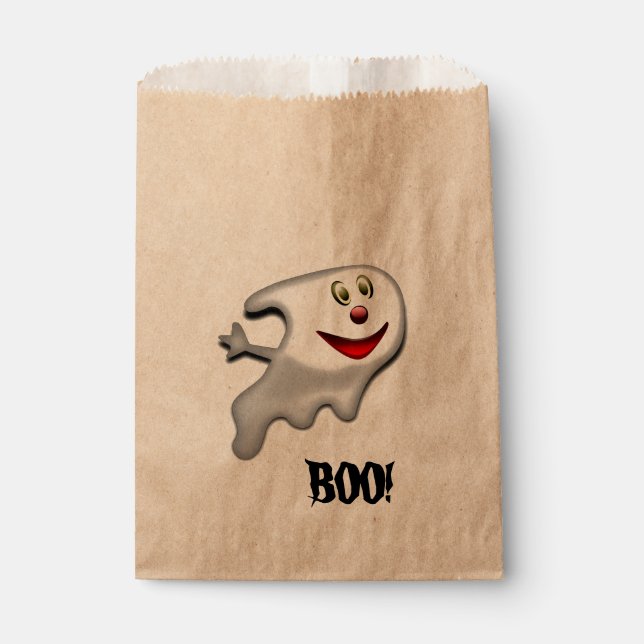 Halloween Ghost Favor Bag Geschenktütchen (Vorderseite)