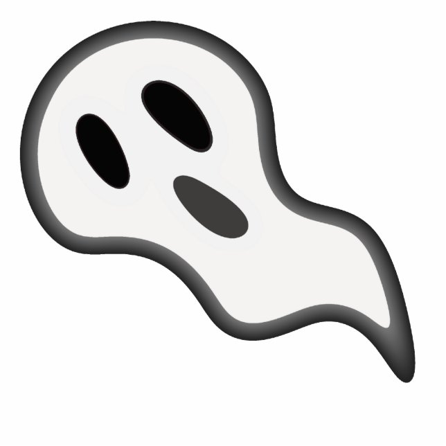 Halloween Ghost Foto-Skulptur Freistehende Fotoskulptur (Vorne)