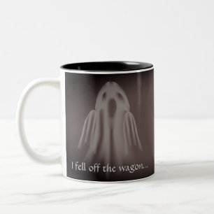 Halloween Ghost Funny Zweifarbige Tasse