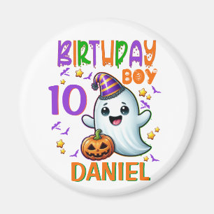 Halloween Ghost Geburtstag Junge Spooky Party Desi Magnet