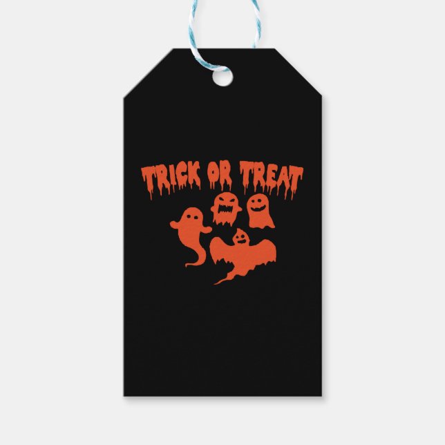 HALLOWEEN GHOST GESCHENKANHÄNGER (Vorderseite)