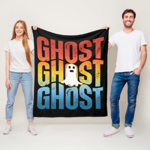 HALLOWEEN GHOST GHOST GHOST FLEECEDECKE