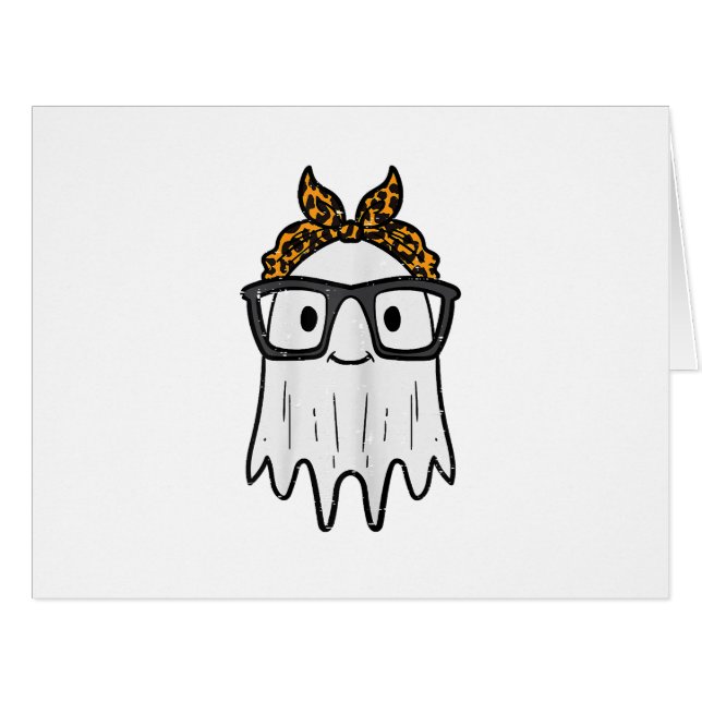 Halloween Ghost Glasses Niedlich (Vorderseite (Horizontal))