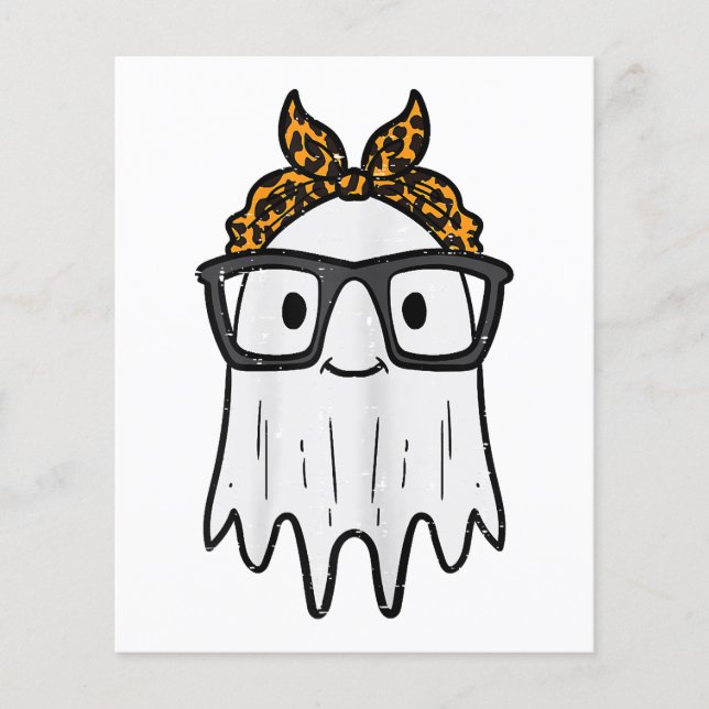 Halloween Ghost Glasses Niedlich (Vorderseite)