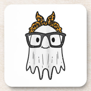Halloween Ghost Glasses Niedlich Getränkeuntersetzer